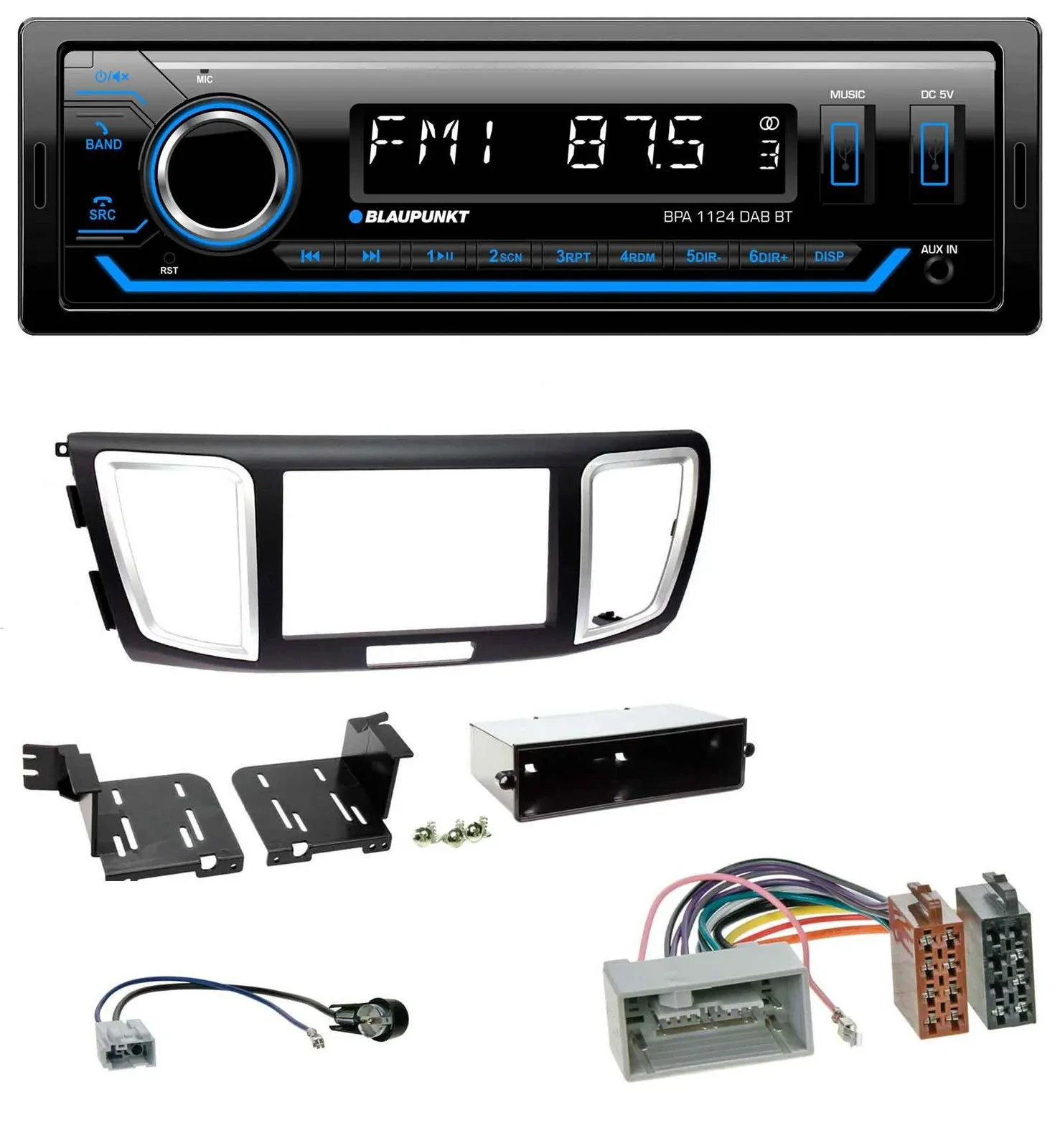 Автомагнитола для Honda Accord (с 2011) Blaupunkt Bluetooth, USB, DAB, MP3
