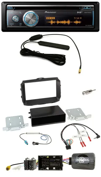 Pioneer CD USB Bluetooth DAB Lenkrad Autoradio für Alfa Giulietta 940 Facelift 2