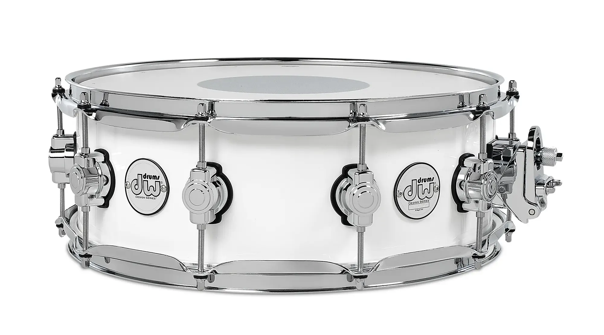 Малый барабан DW Design Maple 14x5.5 Gloss White