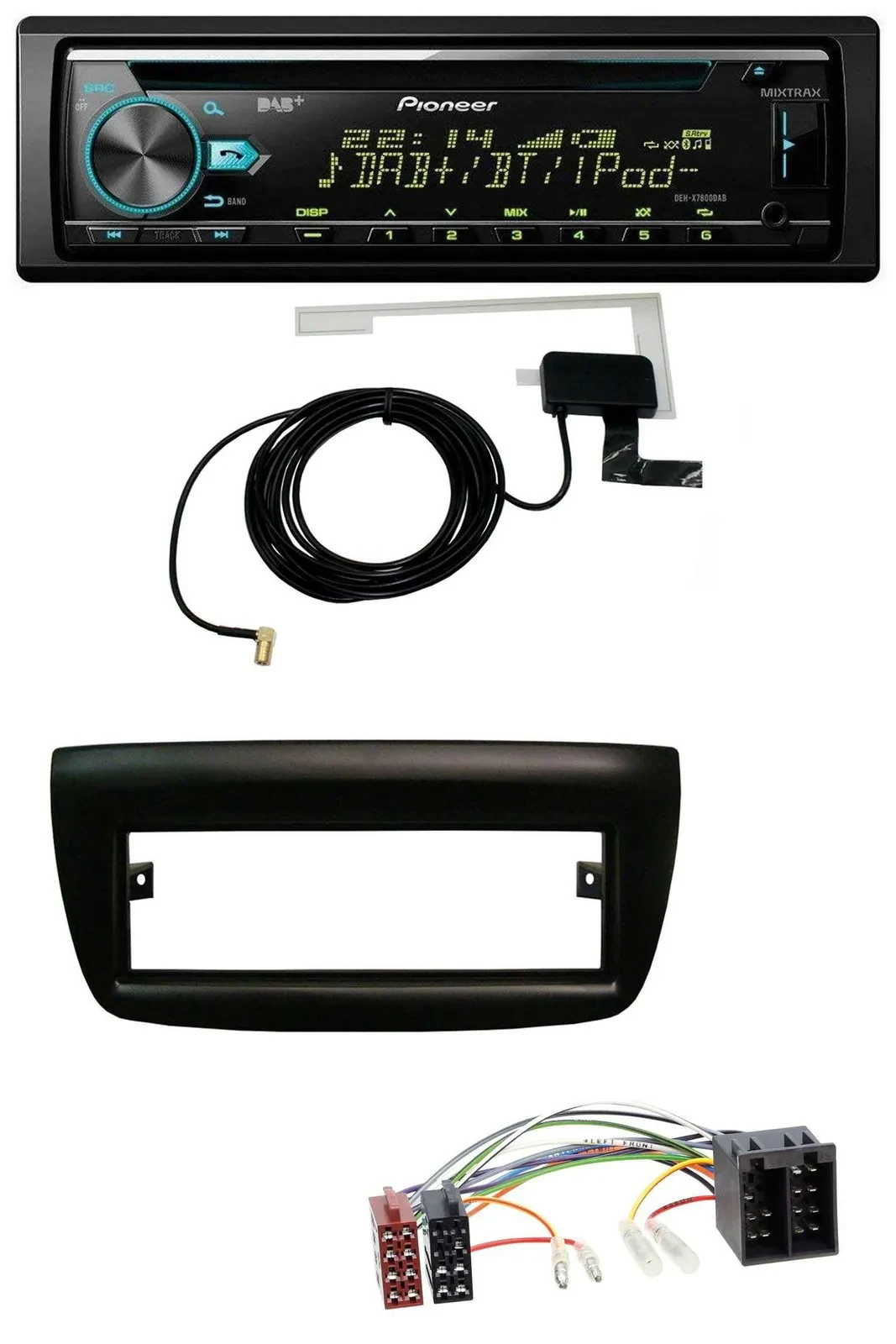 Автомагнитола для Fiat Doblo 2012–2015 и Opel Combo 2010–2015 Pioneer MP3, AUX, CD, USB, DAB