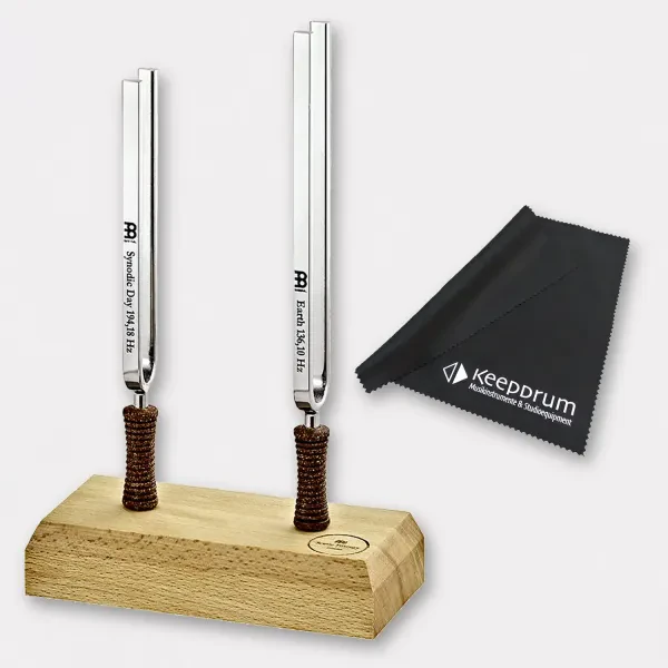 Sonic Energy TF-Set-2 Stimmgabel-Set Tag und Nacht 2-teilig mit keepdrum Tuch