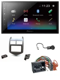 Автомагнитола Pioneer 2-DIN USB Bluetooth DAB MP3 для Chevrolet Aveo/Sonic (с 2011)