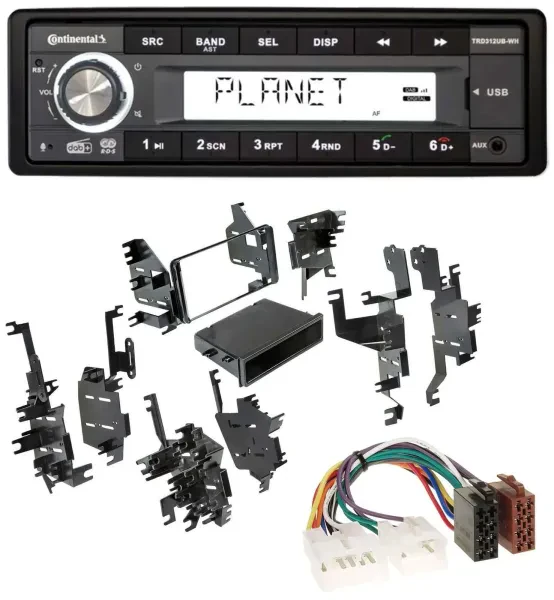 Continental USB 1DIN AUX DAB MP3 Autoradio für Toyota Highlander Matrix RAV 4