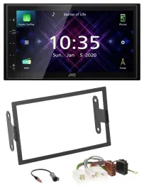 JVC DAB 2DIN MP3 Bluetooth USB Autoradio für Nissan 200 SX 1994-1998 240 SX 1995