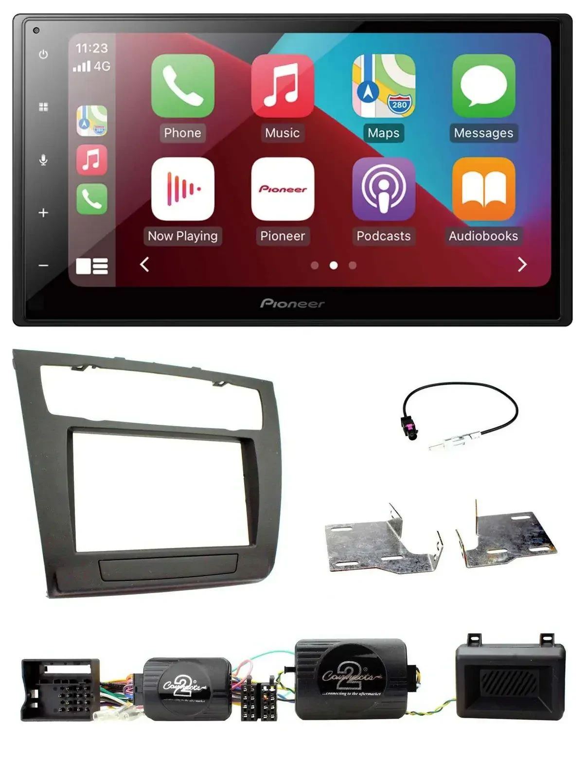 Автомагнитола Pioneer 2DIN DAB Bluetooth USB для BMW 1 Series E87