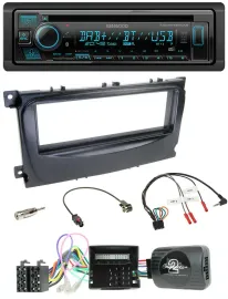 Kenwood Bluetooth DAB CD Lenkrad USB Autoradio für Ford Mondeo S-Max 2007-14 Can