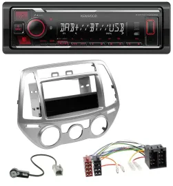 Kenwood MP3 Bluetooth USB DAB Autoradio für Hyundai i20 (12-14) man. Klima