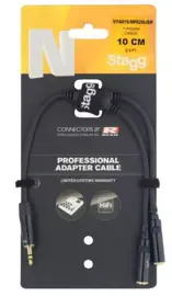 Коммутационный кабель Stagg NYA010/MPS2MJSR 0.1 м