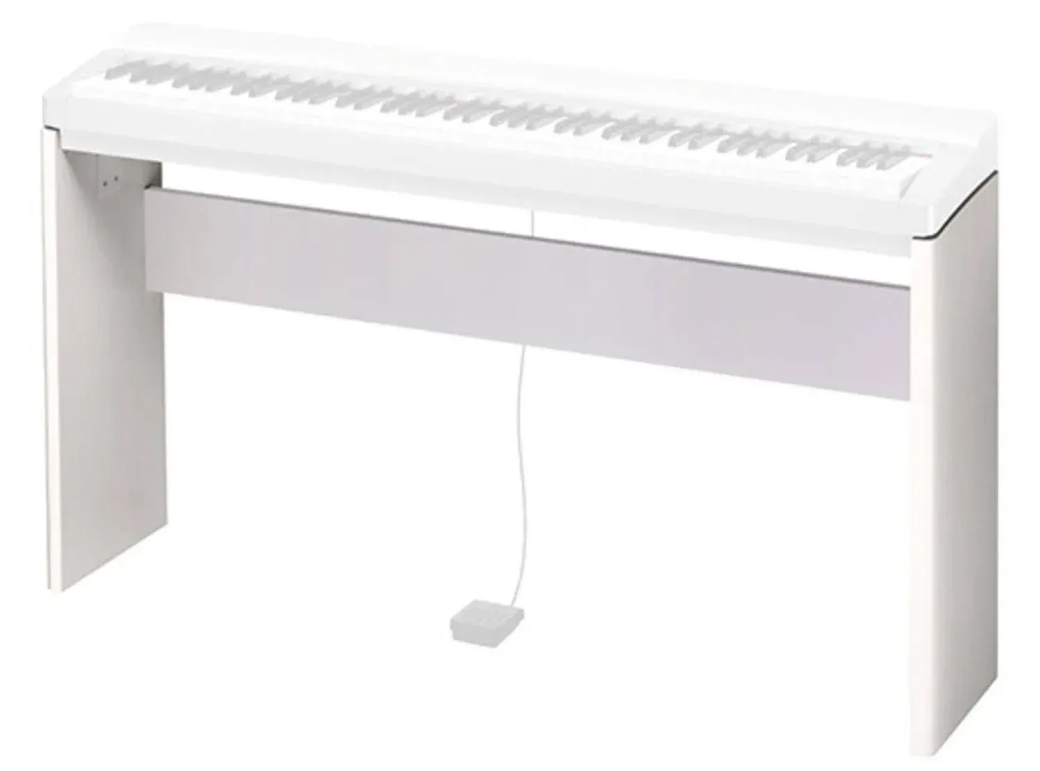 CS-68 Wooden Piano Stand White