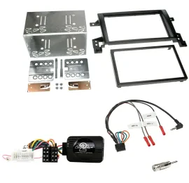 Einbauset Lenkradadapter Doppel DIN Autoradio für Suzuki Grand Vitara 2005-2011
