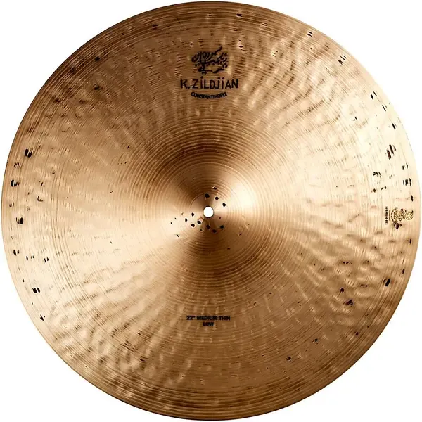 Тарелка барабанная Zildjian 22" K Constantinople Medium Thin Low Ride