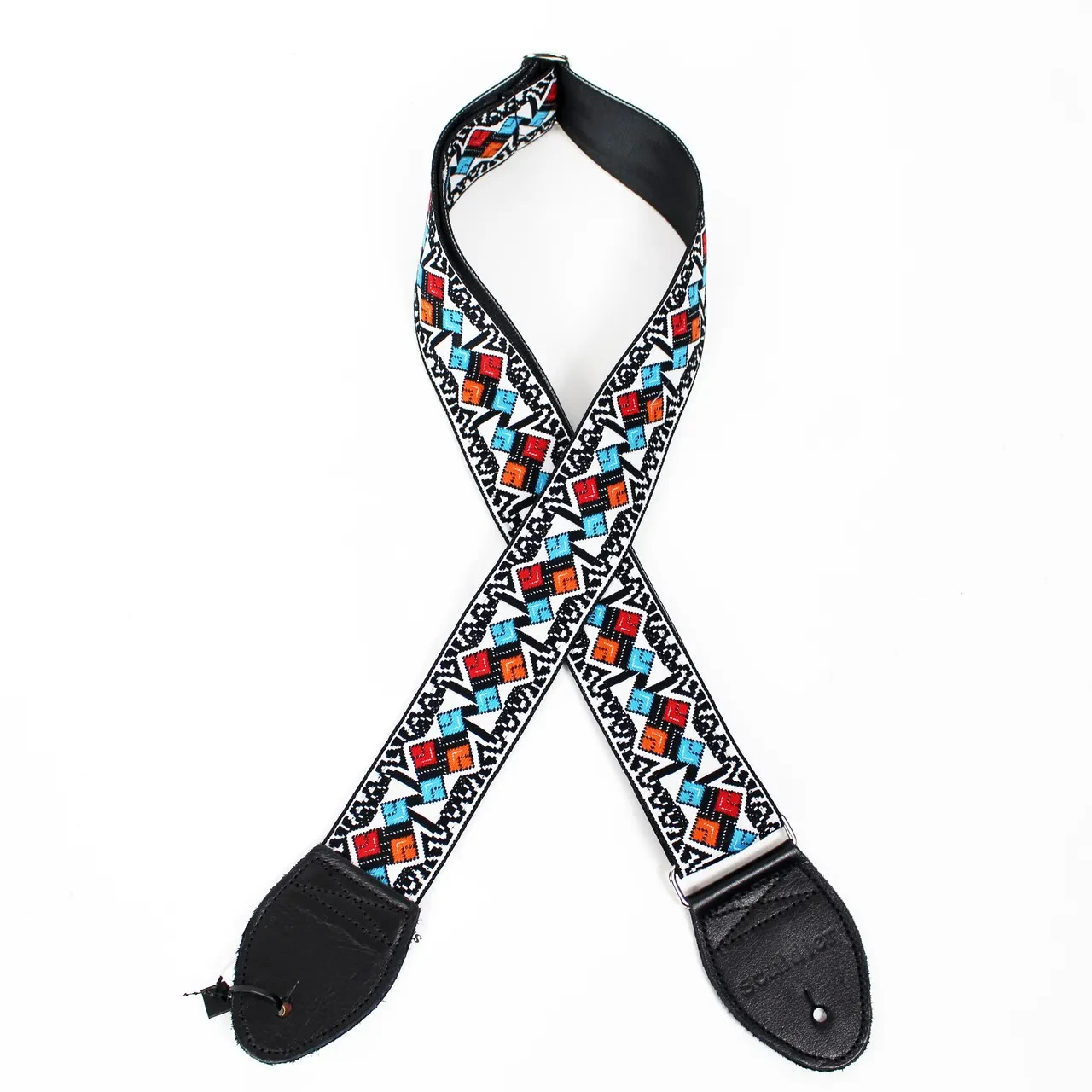 Ремень для гитары Souldier GS0278BK02BK Clapton White Pattern