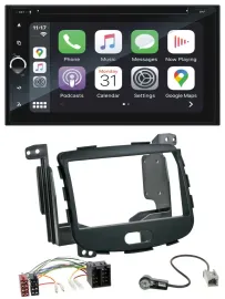Blaupunkt 2DIN Bluetooth DAB USB DVD MP3 Autoradio für Hyundai i10 08-13 Rubber