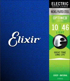 Струны для электрогитары Elixir 19052 Optiweb 10-46