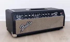 1967 Fender Bassman Black Panel Vintage Tube Amp Head AB165, Serviced