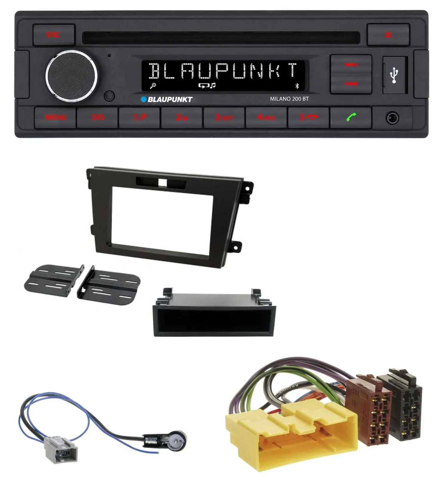 Blaupunkt MP3 USB CD Bluetooth AUX Autoradio für Mazda CX-7 (2008-2010)