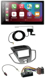 Pioneer USB Bluetooth DAB MP3 2DIN Autoradio für Ford Transit V363 2014-2018