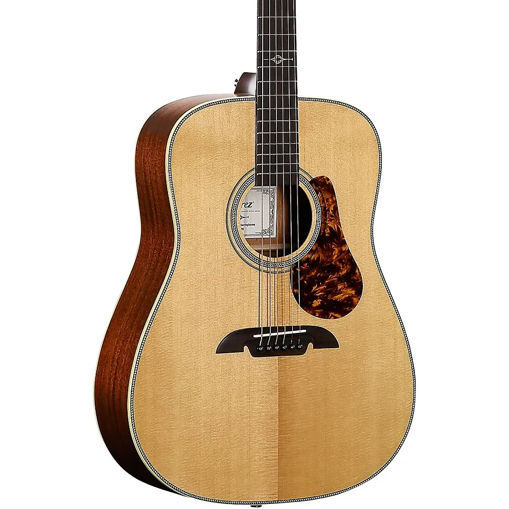 Акустическая гитара Alvarez MD610 Herringbone Dreadnought Natural