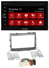 Автомагнитола Blaupunkt 2 DIN, Bluetooth, DAB, USB, MP3/DVD для SsangYong Rodius (с 2013)