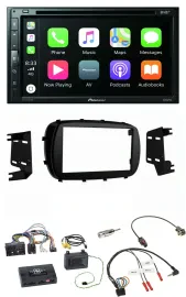 Pioneer DVD 2DIN Lenkrad DAB Bluetooth USB Autoradio für Fiat 500X ab 2014