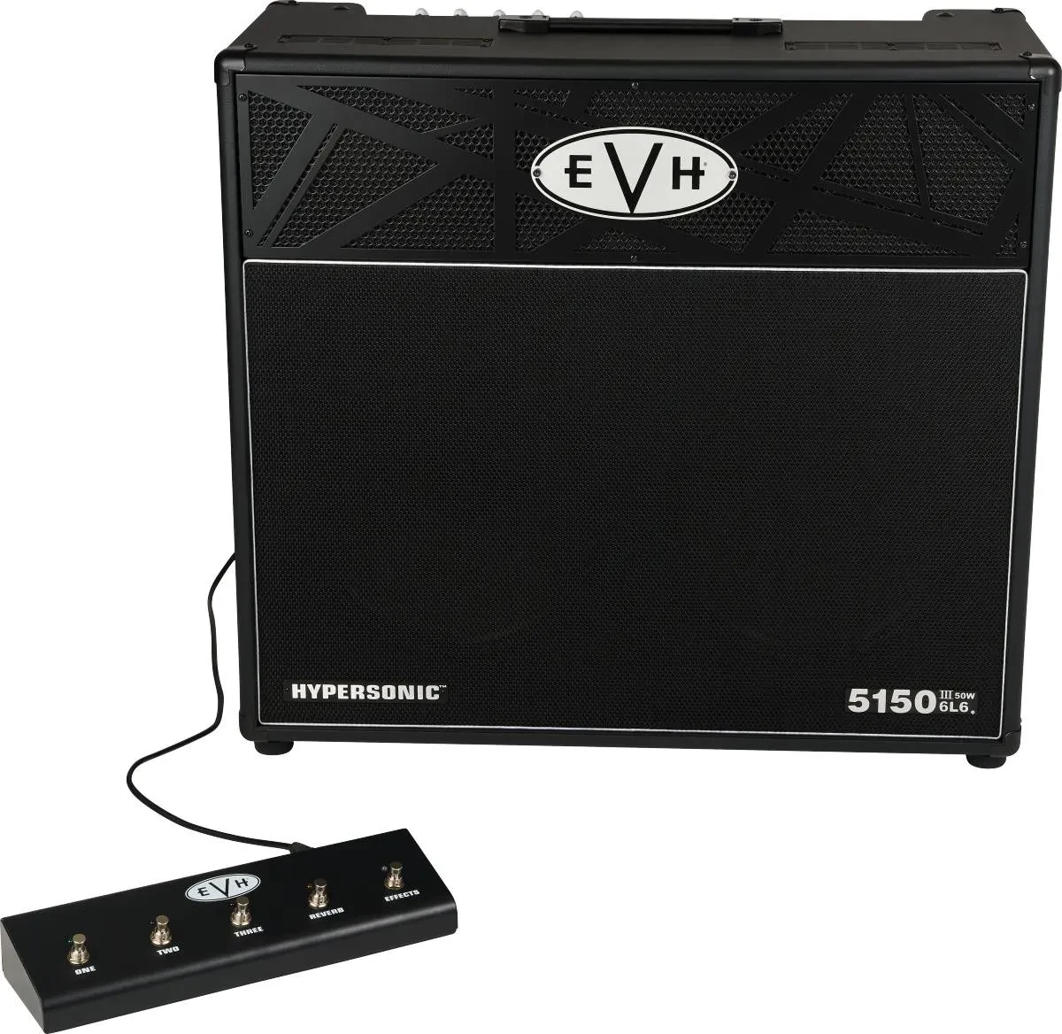 Комбоусилитель для электрогитары EVH 5150III Hypersonic 6L6 2x12" 50W черный