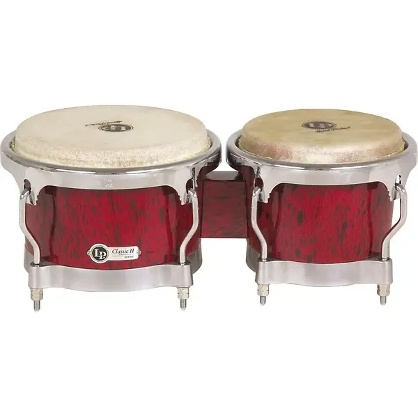 Бонго LP Classic II Bongos with Chrome Hardware Red Lava