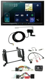 Pioneer 2DIN DAB USB Lenkrad Bluetooth Autoradio für Hyundai Santa Fe 2010-2012