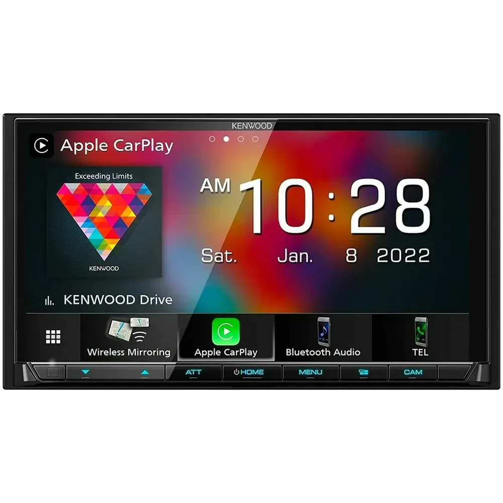 Автомагнитола Kenwood DMX9708S 6.95", 2-DIN, корпус малой глубины