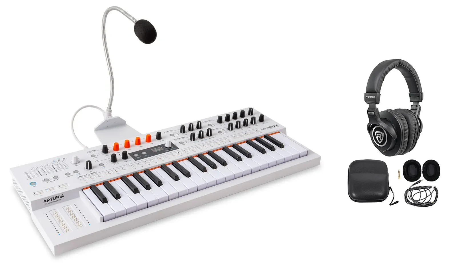 Arturia MiniFreak Vocoder Spontaneous Algorithmic Synthesizer+Studio Headphones