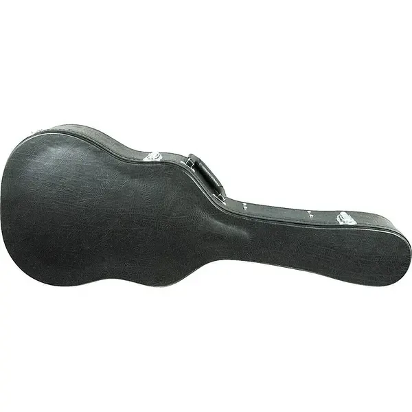 Кейс для электрогитары Musician's Gear Deluxe Archtop Hardshell Squareneck Guitar Case Black