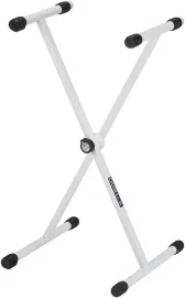 Quik Lok T-10 X-Style Keyboard Stand, White