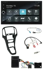 Blaupunkt 2DIN Lenkrad TMC Bluetooth USB DAB Navigation für Opel Astra ab 09 Per