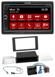 Blaupunkt Bluetooth DAB 2DIN USB DVD MP3 Autoradio für Seat Leon (ab 2014)
