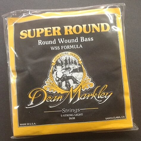 Струны для 5-струнной бас-гитары Dean Markley Super Round 2638 45-125