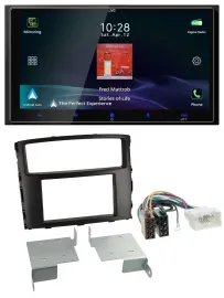 JVC USB Bluetooth 2DIN DAB MP3 Autoradio für Mitsubishi Pajero Shogun ab 14