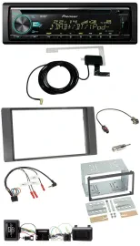 Pioneer MP3 Lenkrad CD USB DAB Autoradio für Ford Kuga 2008-2012 anthrazit