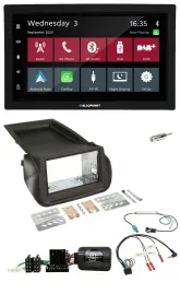Blaupunkt 2DIN Lenkrad USB Bluetooth DAB Autoradio für Citroen Nemo Peugeot Bipp