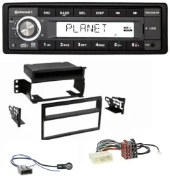 Continental USB 1DIN AUX DAB MP3 Autoradio für Nissan Tiida Versa C11 2007-2011
