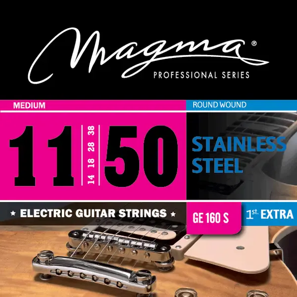 Струны для электрогитары Magma Strings GE160S Stainless Steel 11-50