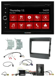 Blaupunkt Lenkrad DVD Bluetooth DAB 2DIN USB Autoradio für Porsche Panamera 09-1
