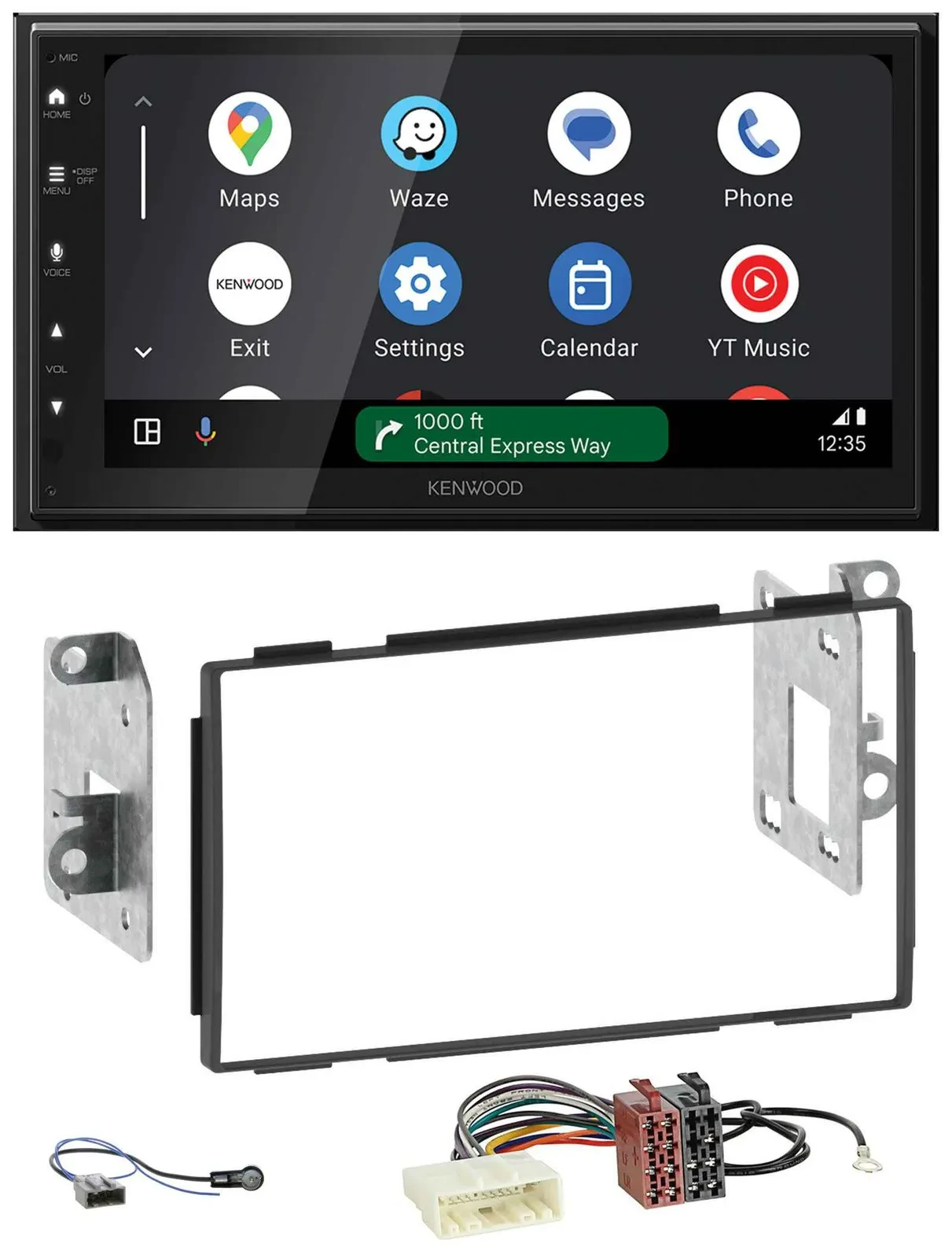 Kenwood DAB Bluetooth USB MP3 2DIN Autoradio für Nissan Qashqai 2007-2013