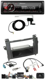 Автомагнитола для Mercedes A‑Class W169/B‑Class Pioneer 1DIN, MP3, DAB, USB, управление с руля