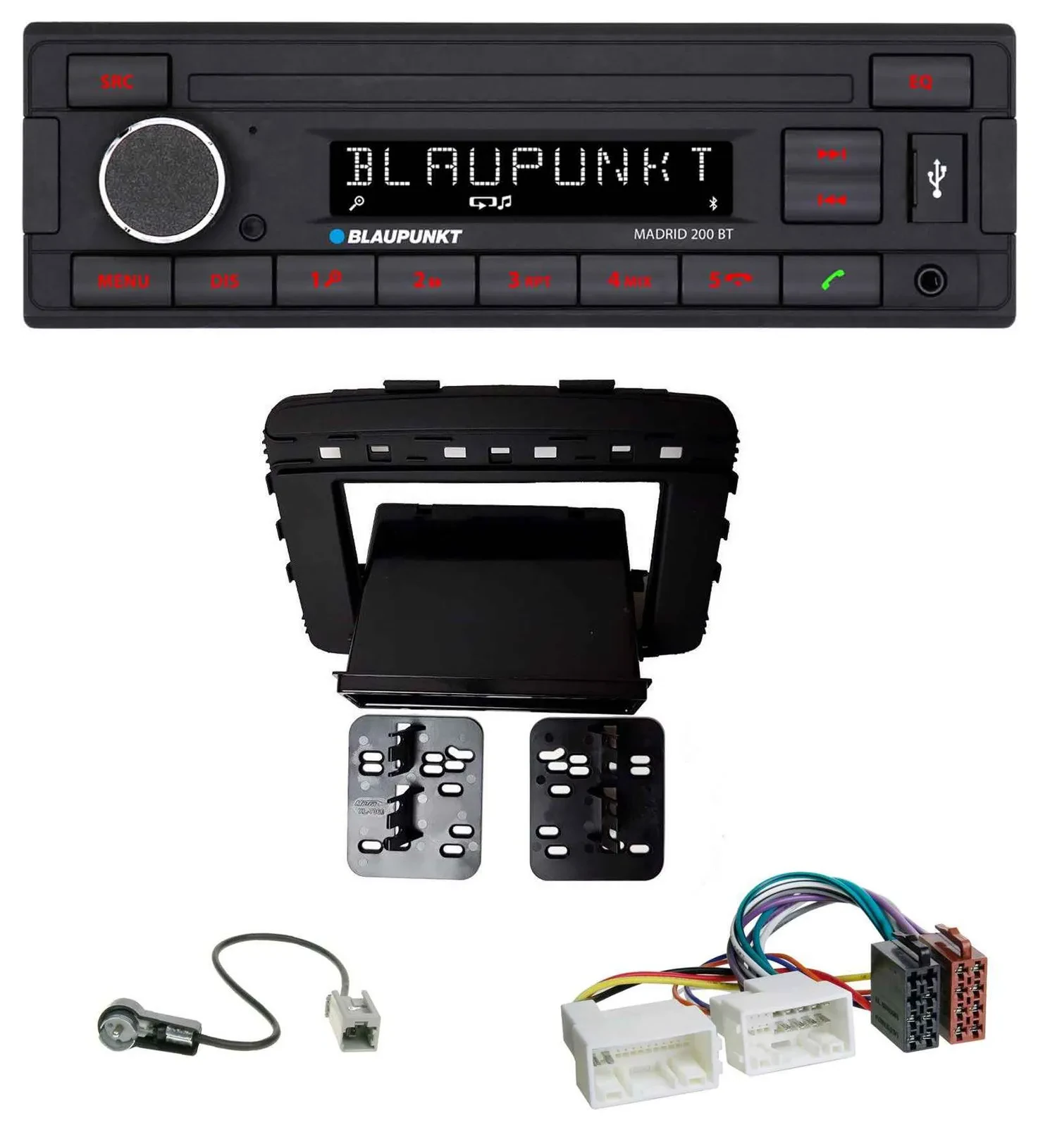 Автомагнитола Blaupunkt USB/AUX/Bluetooth MP3 для Kia Sorento (UM, с 03/2015)
