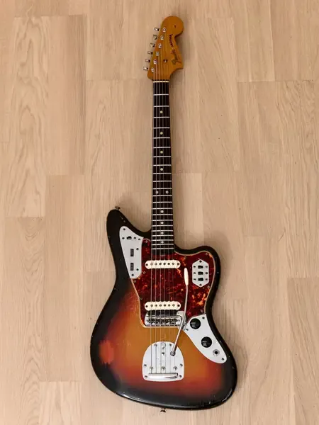 Электрогитара Fender Jaguar Pre-CBS SS Sunburst w/сase USA 1964