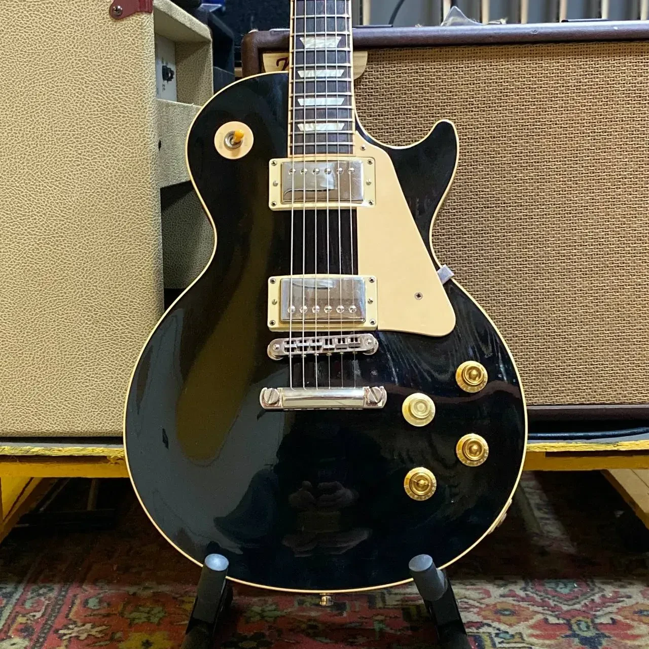 Электрогитара Gibson Les Paul Standard HH Black Case USA 2005