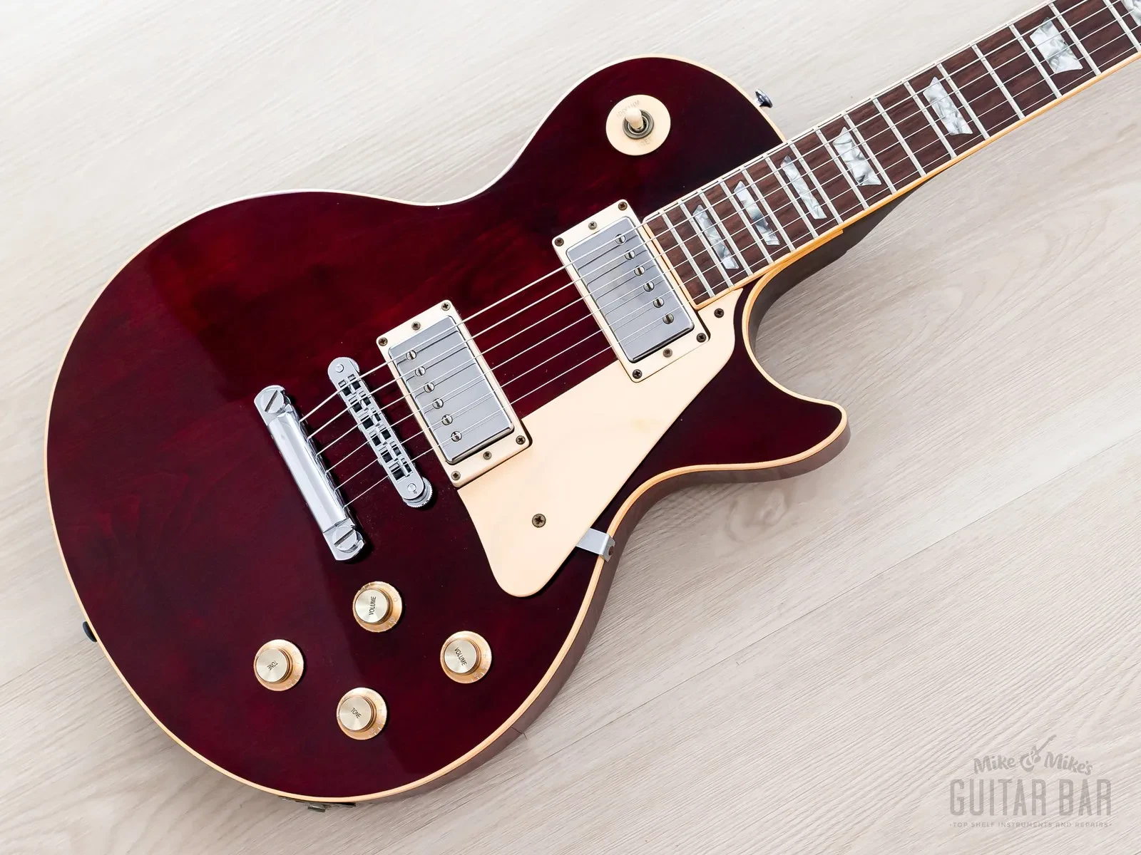 1978 Gibson Les Paul Standard Vintage Guitar Wine Red w/ T Tops, Case