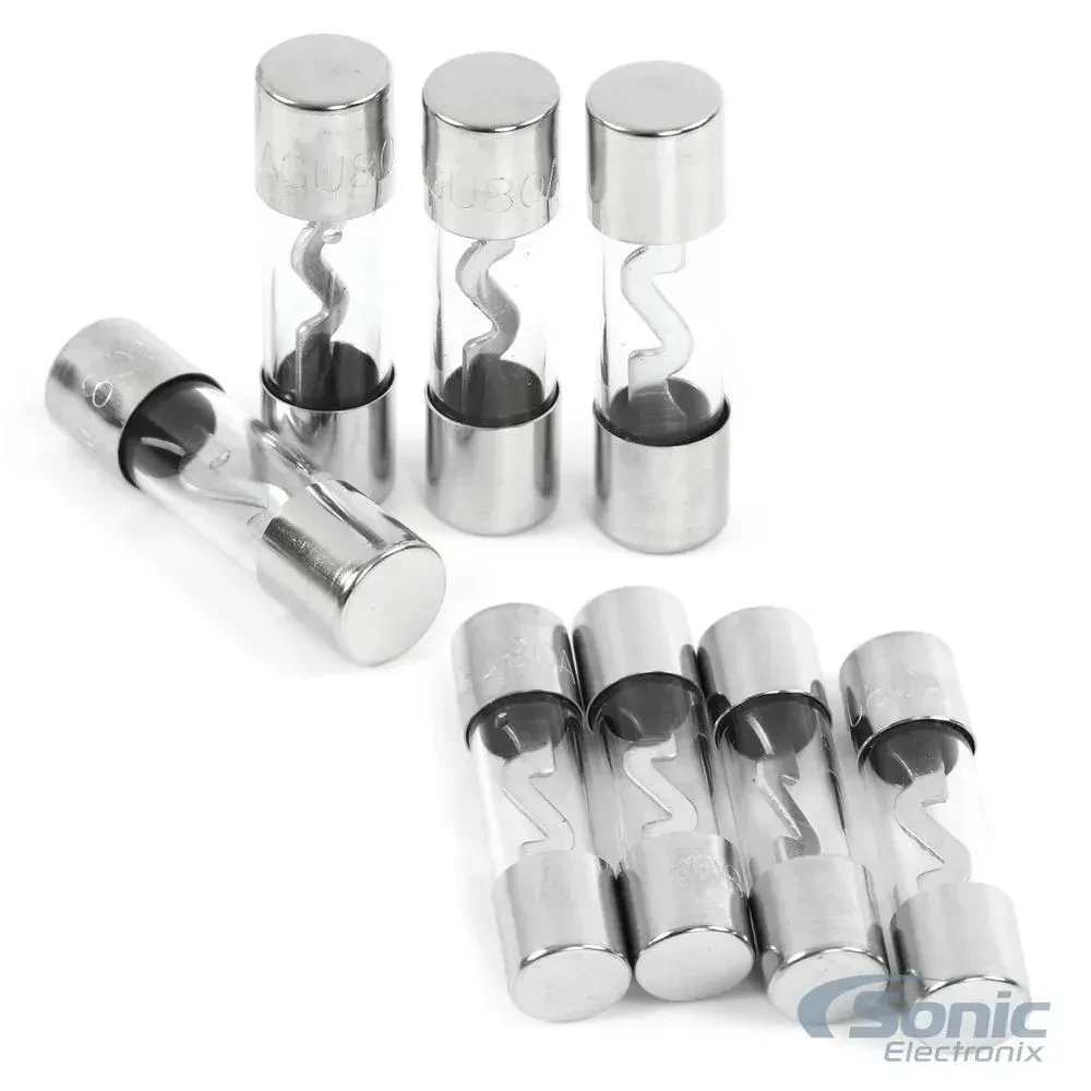Belva BAGU80 8 Pack of 80A Nickel-Plated AGU Fuse