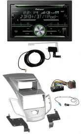 Pioneer CD USB MP3 Bluetooth 2DIN DAB Autoradio für Ford Fiesta 2010-17 Display