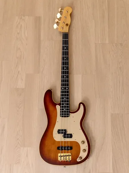 Бас-гитара Schecter Moon PJ Bass Tobacco Sunburst w/case Japan 1980s