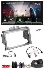Kenwood Lenkrad 2DIN USB DAB Bluetooth Autoradio für Hyundai i20 2009-2012 silbe